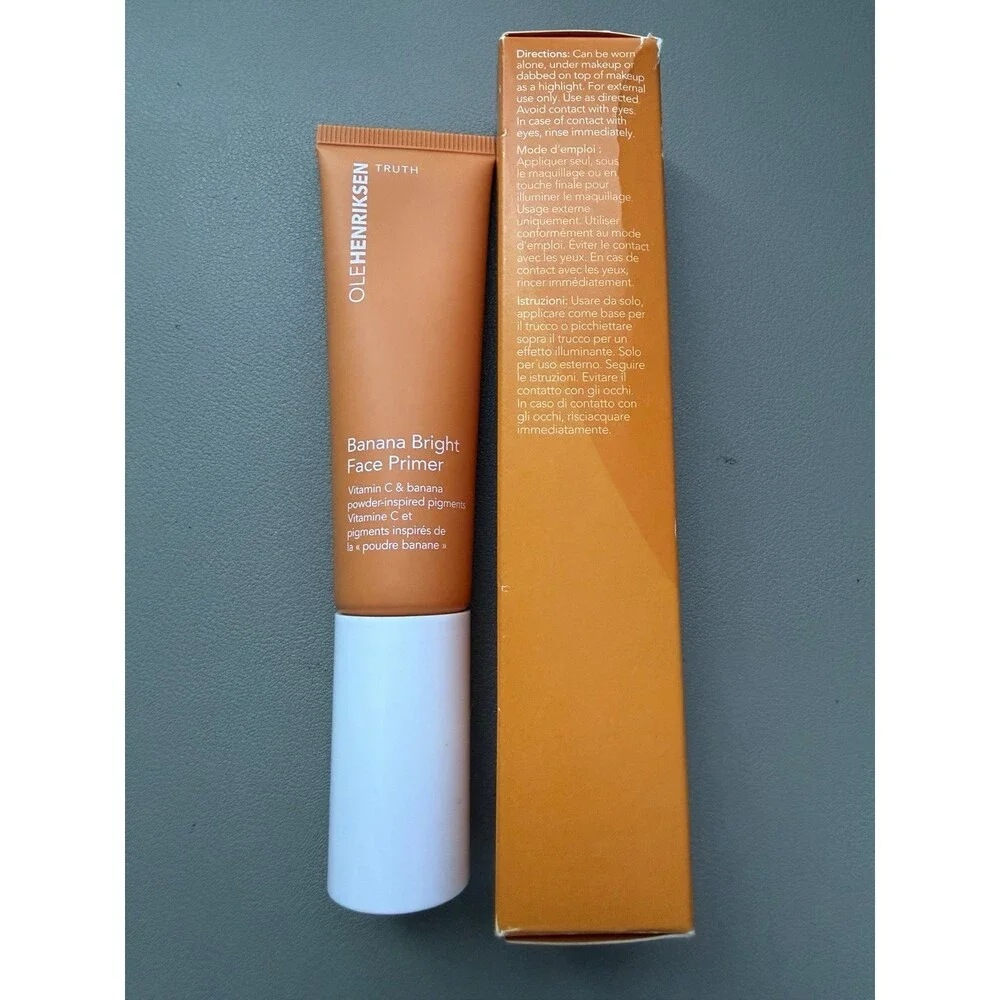 OLEHENRIKSEN Truth Banana Bright Face Primer Brightening Hydrating Vit C 1oz